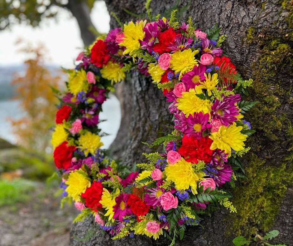 Biodegradable Wreath For Donor Day