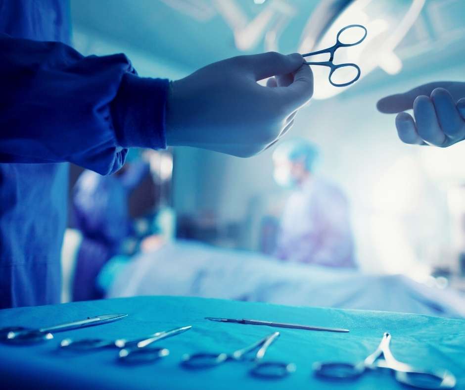 Surgical Tools on Table