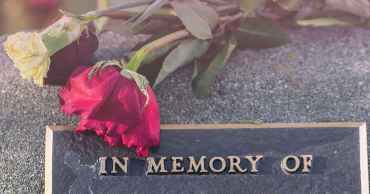 Rose on Headstone